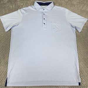 Greyson Polo Shirt Men’s XL Blue Golf Performance Stretch Casual Short Sleeve